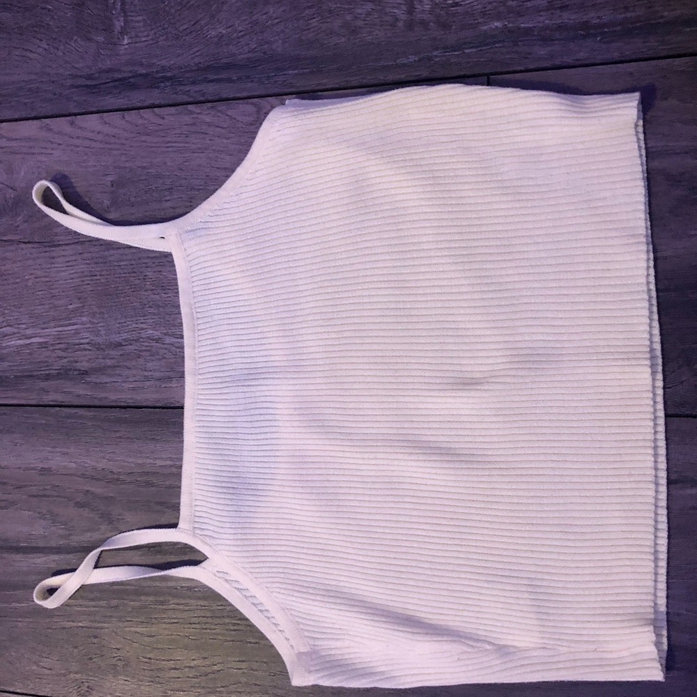 SHEIN tan knit top